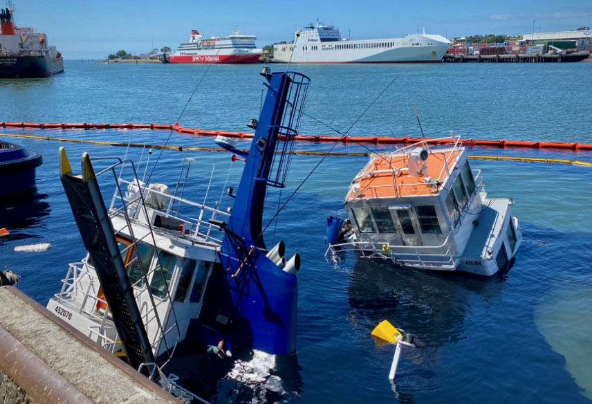 Insurance case of two sunken vessels